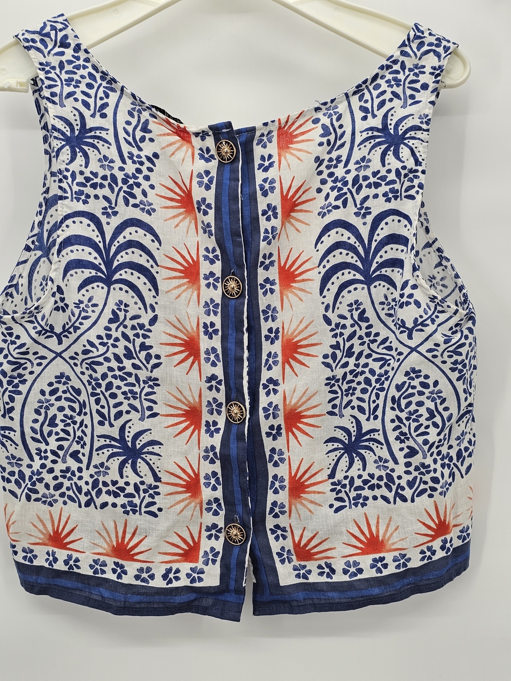 Rachel Zoe Sun Button Top M